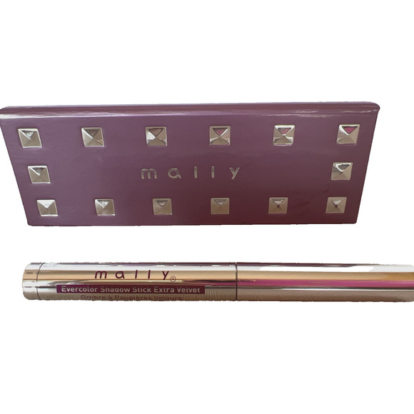 Mally Royal Plum Quad Eye Pallet & Evercolor Shadow Stick X-Velvet Ivory - Picture 1 of 3